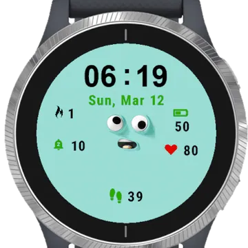 Crazy Face Garmin watch face preview