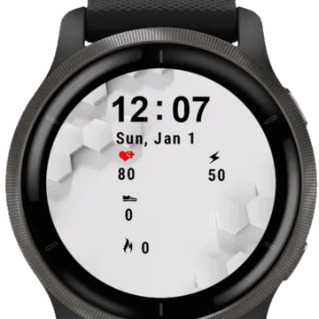 Creative Background Garmin watch face preview
