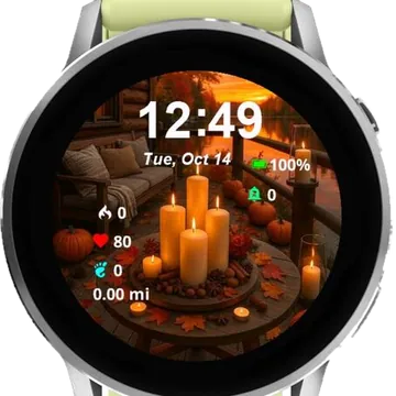 Creative Halloween Garmin watch face preview