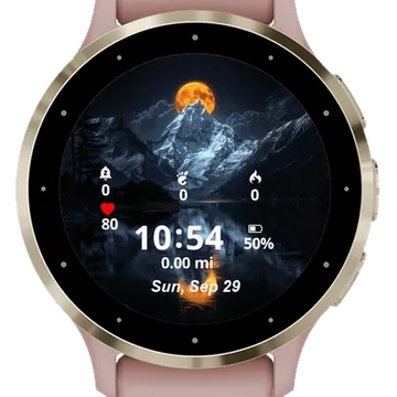 Crimson Peak Garmin watch face preview