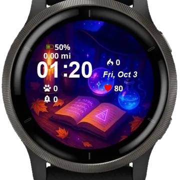 Crystall Ball Garmin watch face preview