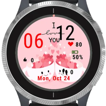 Cup Full Of Love Garmin watch face preview