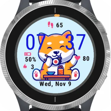 Cute Dog Garmin watch face preview