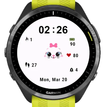 Cute Dog Garmin watch face preview