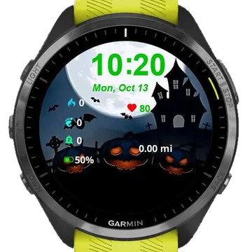Cute Ghosts Garmin watch face preview