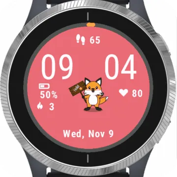 Cute Kawaii Animal Garmin watch face preview
