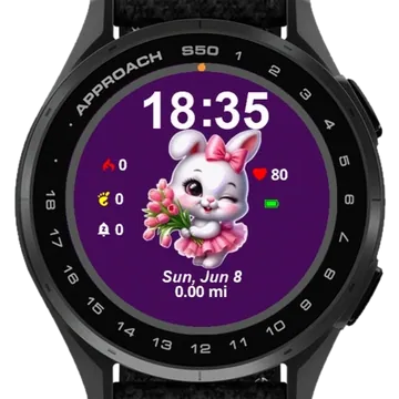 Cute Kitty Garmin watch face preview