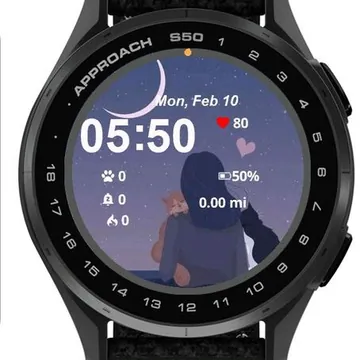 Cute Kitty Garmin watch face preview