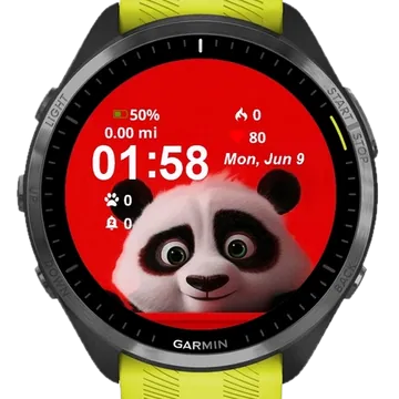 Cute Little Bear Garmin watch face preview
