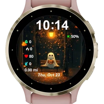 Cute Phantom Garmin watch face preview