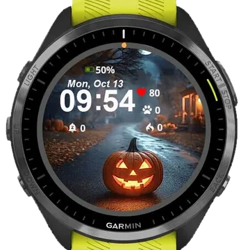 Cute Pumpkins Garmin watch face preview