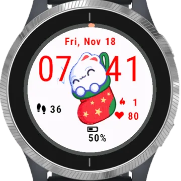 Cute Rabbit Garmin watch face preview