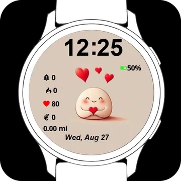 Cute Garmin watch face preview