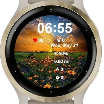 Daisy Dream Garmin watch face preview