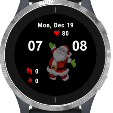 Dance Santa Garmin watch face preview