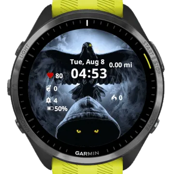 Dark Side Garmin watch face preview