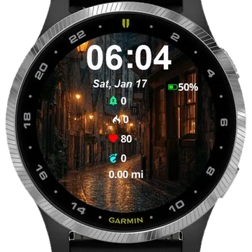 Dark Street Garmin watch face preview
