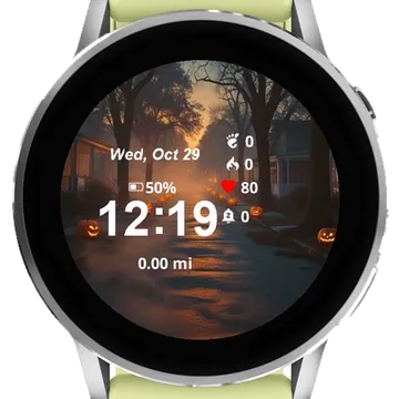 Dark Vibes Garmin watch face preview