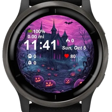 Darkness House Garmin watch face preview