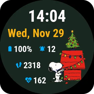 Decorating Garmin watch face preview