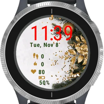 Decorations Christmas Garmin watch face preview