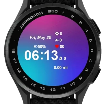 Degraded Blur Garmin watch face preview
