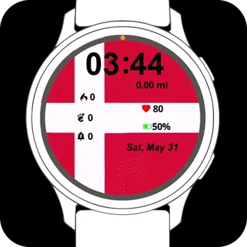 Denmark Garmin watch face preview
