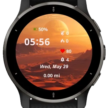 Desert Landscape Garmin watch face preview