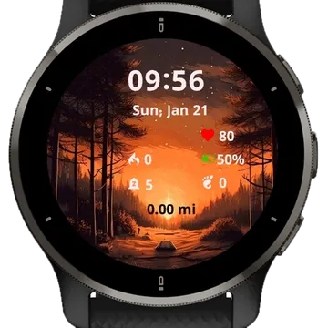 Designed Wall Art Garmin watch face preview