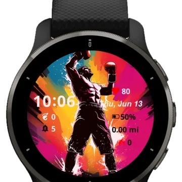 Digital Art Box Garmin watch face preview