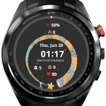 Discover Yourself Garmin watch face preview