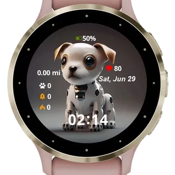 Dog Robot Garmin watch face preview