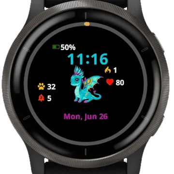 Dragon Garmin watch face preview