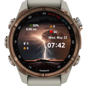 Dramatic Sky Garmin watch face preview