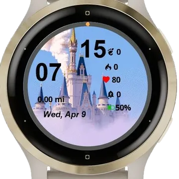 Dream Castle Garmin watch face preview