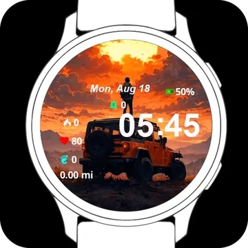 Dreamy Cinematic Garmin watch face preview