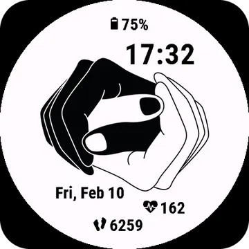 Duality Garmin watch face preview