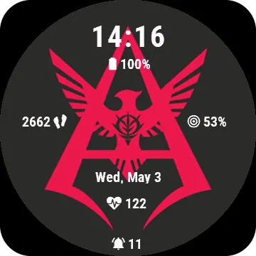 Eaglevision Garmin watch face preview