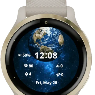 Earth Garmin watch face preview