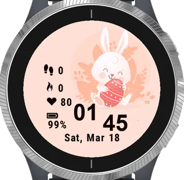 Easter Day Garmin watch face preview