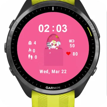 Easter Eggs Garmin watch face preview