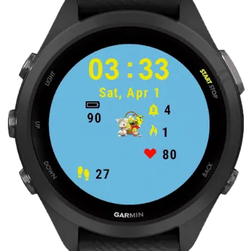 Easter Pasqua Garmin watch face preview