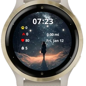 Echoing Eternity Garmin watch face preview