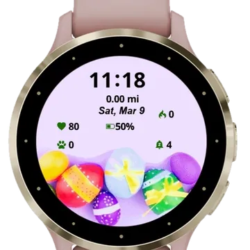 Eggs Garmin watch face preview