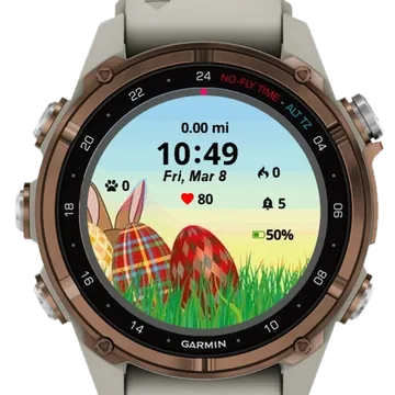Eggs Colorful Garmin watch face preview