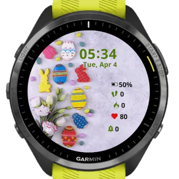 Eggs Cookies Garmin watch face preview