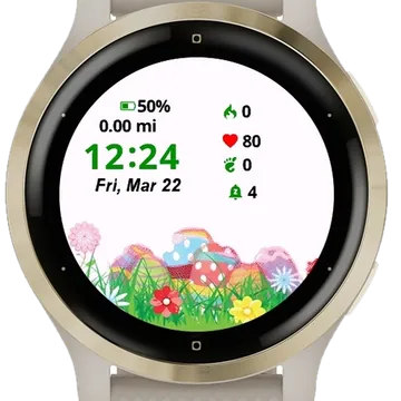 Eggs Easter Garmin watch face preview