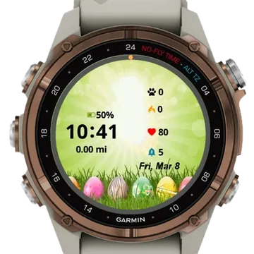 Eggs Easter Garmin watch face preview