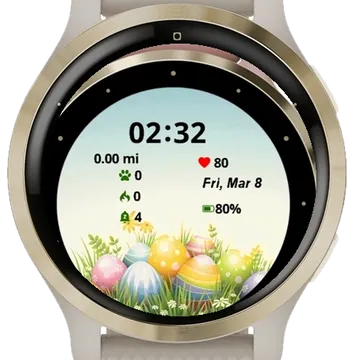 Eggs Garmin watch face preview
