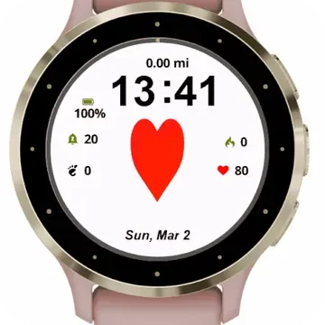 EKG Animated Garmin watch face preview